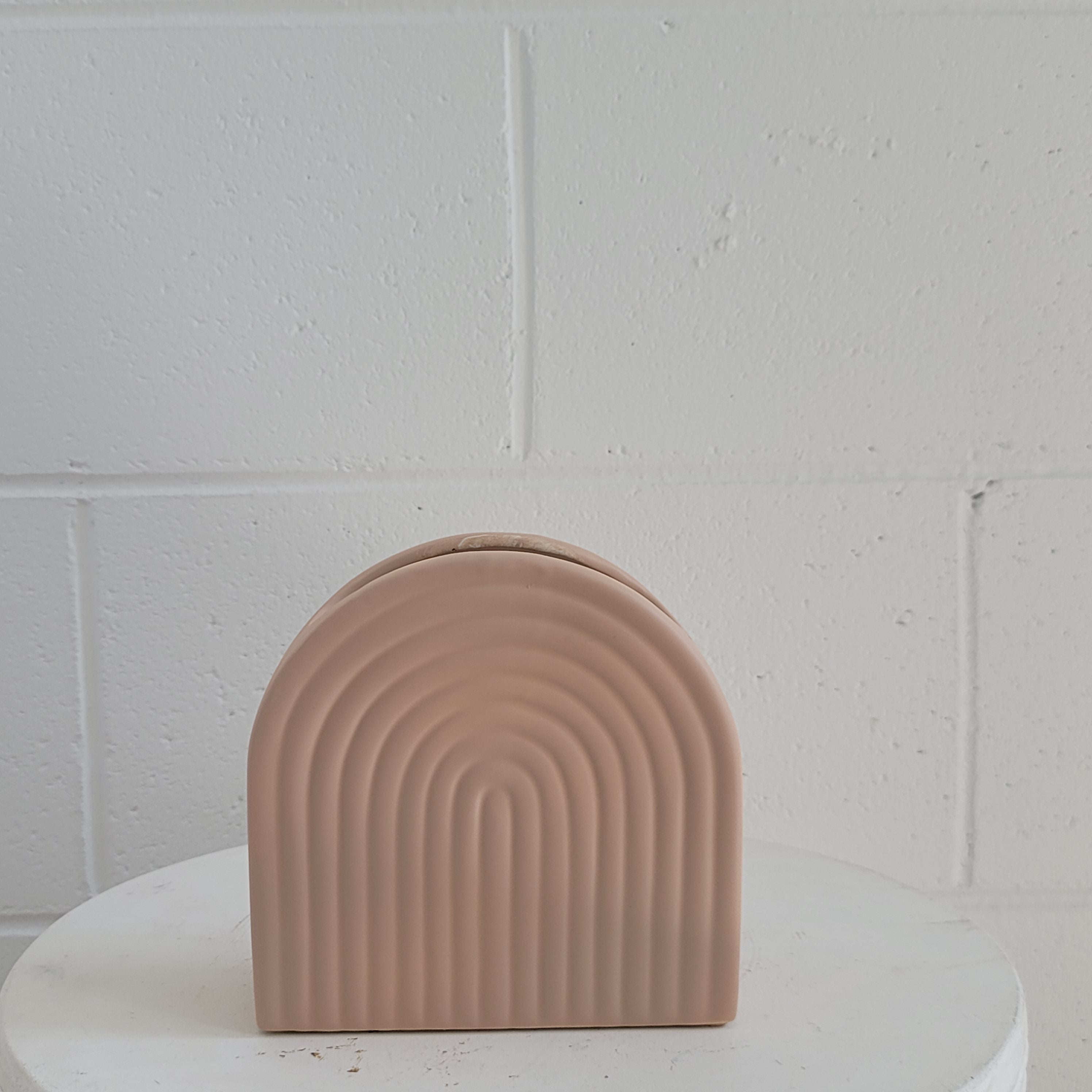 Arch Vase - Nude
