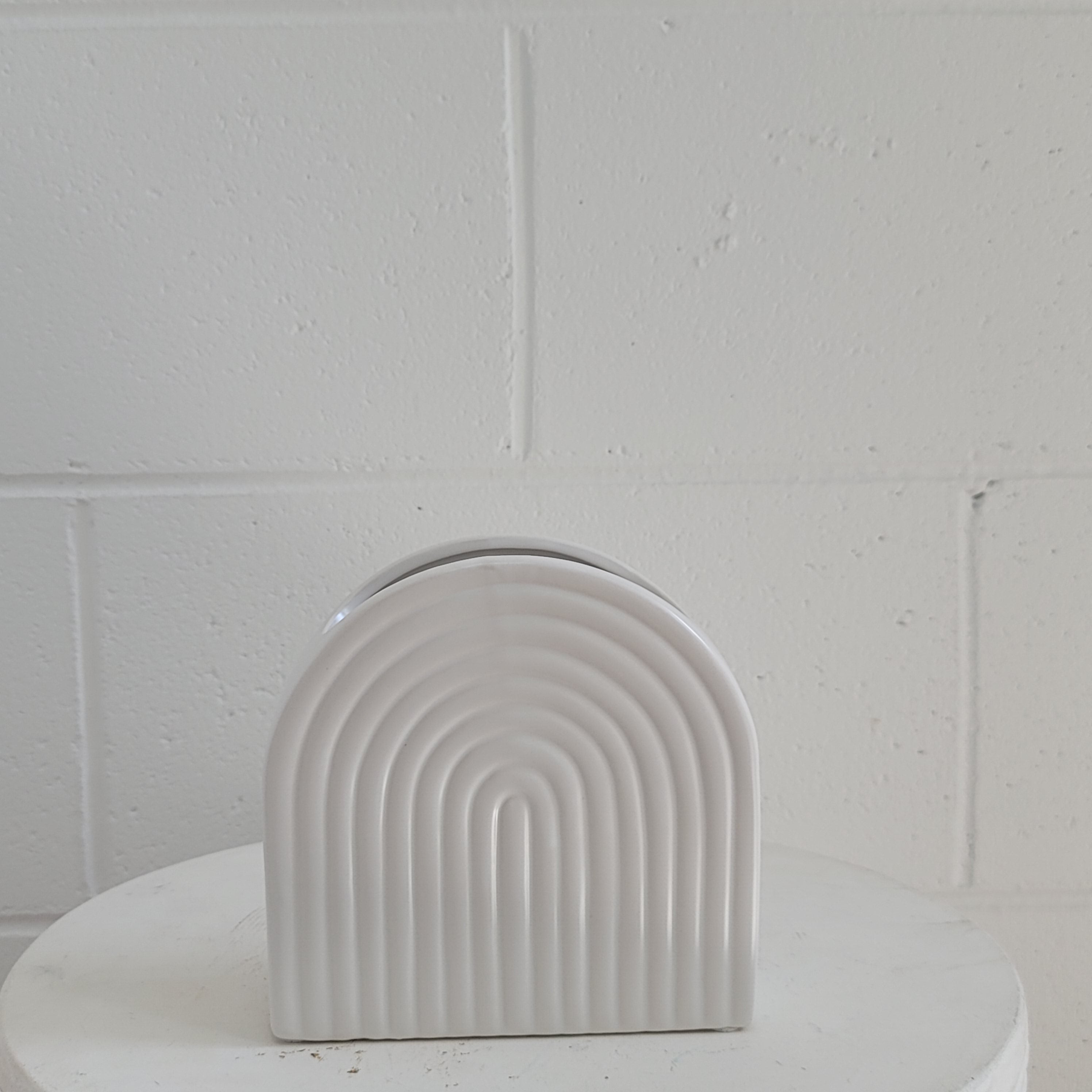 Arch Vase - White